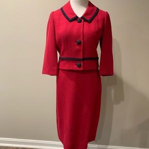 Vintage Fuchsia stylish Skirt Set.